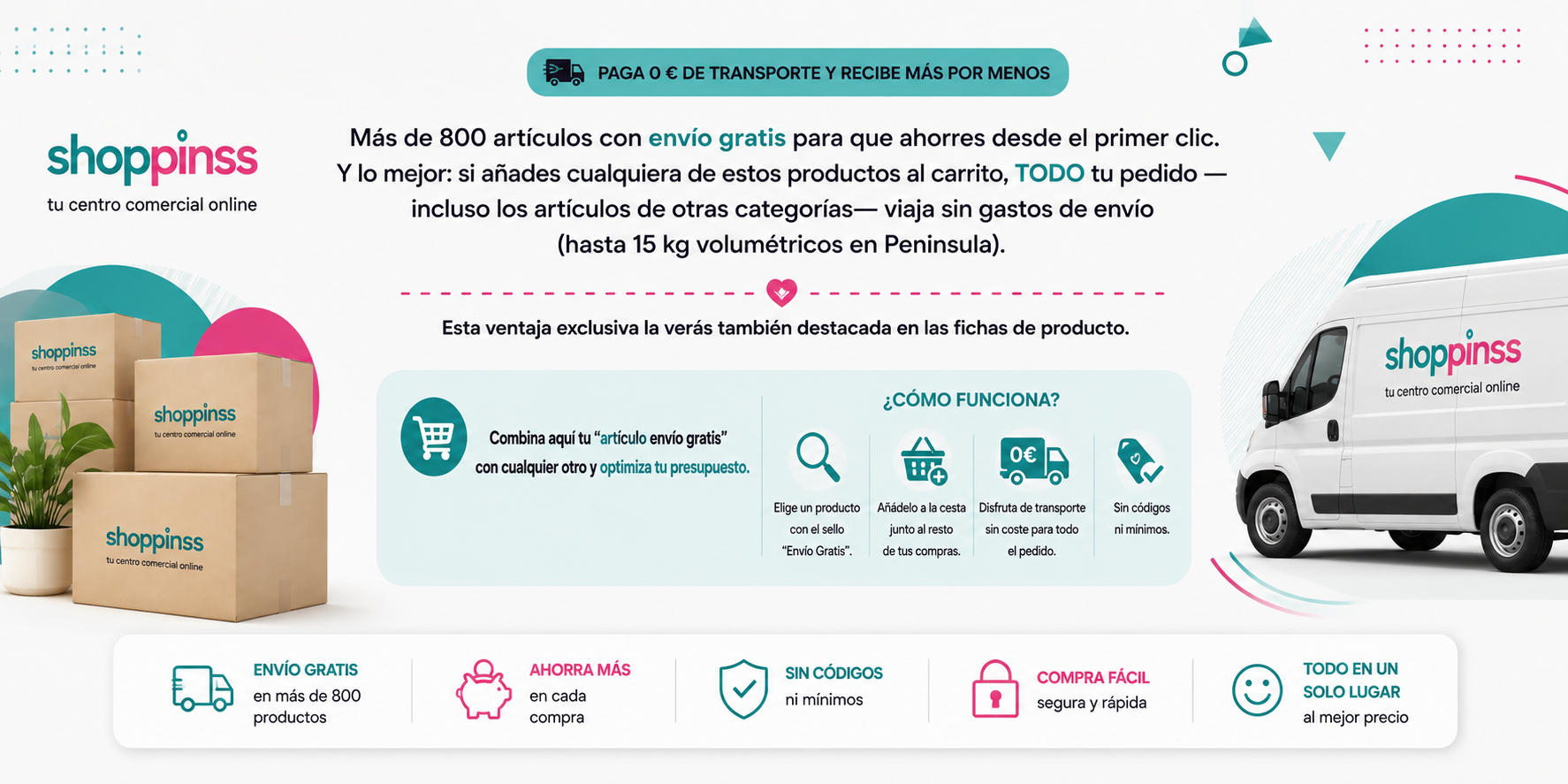 🚚 Envío gratis en miles de productos seleccionados
