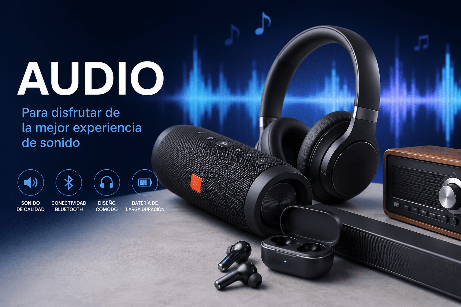 Audio tienda Online - Shoppinss