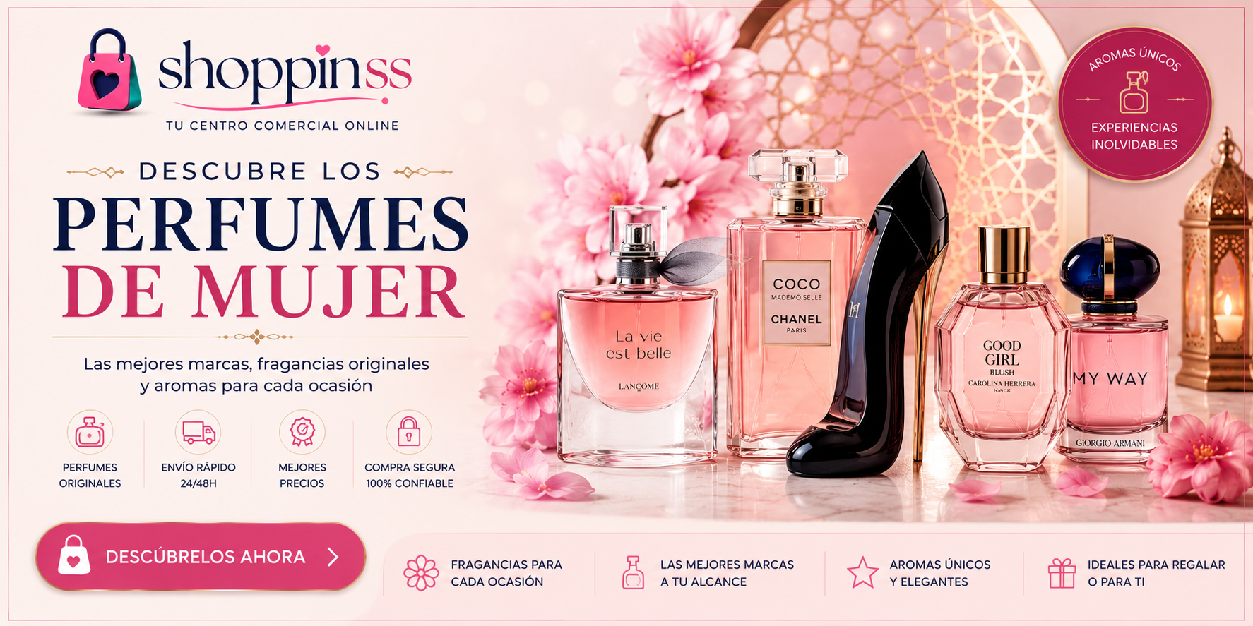 Descubre los Perfumes de Mujer Originales | Shoppinss