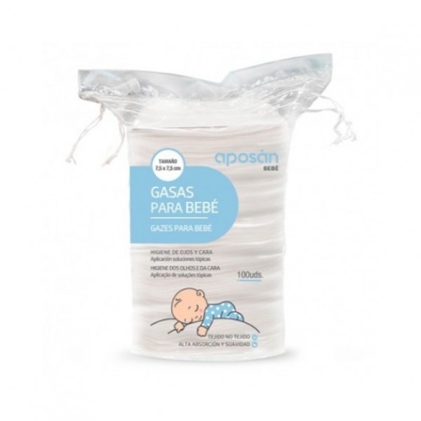 Farline Baby Gasas Estériles para Bebé 100 Unidades