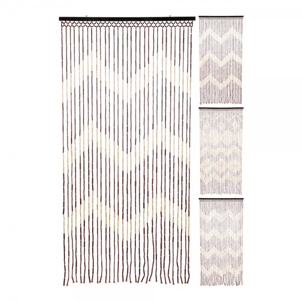 Cortina para puerta de bambú, modelo variados, 90 x 180 cm