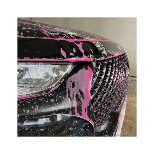 Billionaire Pink Snow Foam Champú con Espuma Activa Rosa Alto Poder de Limpieza no Mancha Aroma a Frutos del Bosque 500ml