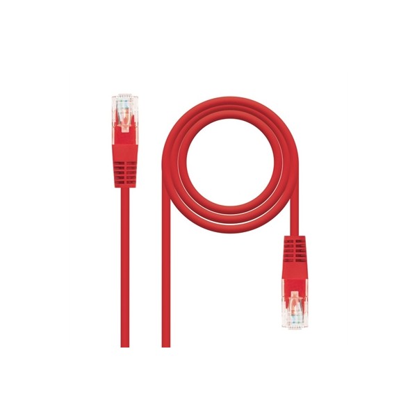 Nanocable latiguillo cat.6 utp 30cm rojo
